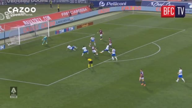 Nicolas Dominguez's goal vs Sampdoria